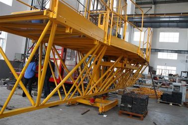 Mobile Elevating Mast Climbing Work Platform Steel Galvanized 3 Phase