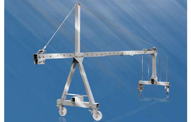 Building Cleaning Wire Rope Suspended Platform / Access Platforms High efficiency