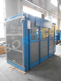 2000kg Double Car Industrial Elevators Construction Material Handling Equipment