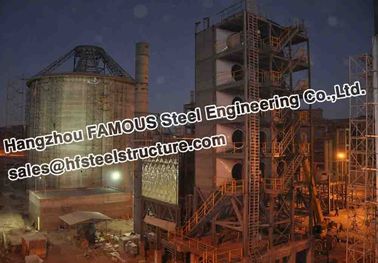Industrial Structural Steel Fabrications Bolivia Cement Plant