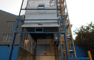 Safety Rack and Pinion Hoist for Construction Material and Personal , Single Lifting Cage