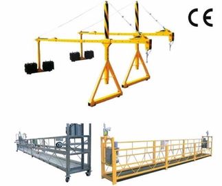 Yellow High Working Suspended Platform Cradle Scaffold Systems for Building Cleaning