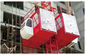 OEM Hot Dipped Zinc or Painted Construction Material Hoist SS100 / 100 With Twin cage
