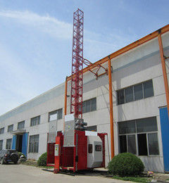 *22×3,24×3kw Frequency Conversion Construction Hoist with *0-80,0-90m/min Lifting Speed