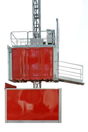 2000kg Double cages building elevator material hoist vertical transporting equipment