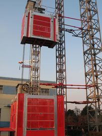 3.2 × 1.5 × 2.5m VFD Construction Lifts / Building Lifter High Reliability