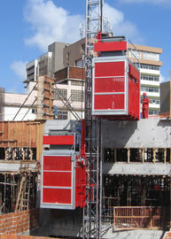 VFD Construction Material Hoist Elevator / Building Hoisting Equipment 2700kg