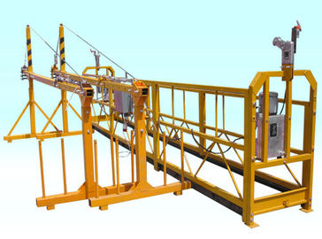 Customized 9M Adjustable Steel Yellow Powered Suspended Platform Cradle Scaffold Systems