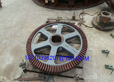 Horizontal Vertical Gears Crossed Helical Gears / Welded Rack Pinion Flange Gears