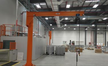 Free Standing 3ton Dual Speed Electric Jib Crane With Chain Hoist