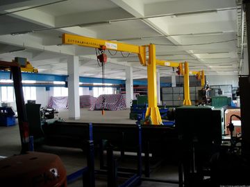 Free Standing 3ton Dual Speed Electric Jib Crane With Chain Hoist