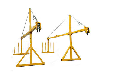 Steel Wire Rope / Cable Maintenance Suspended Platform Cradle Gondola Platform