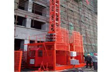 Painted Or Hot Dipped Zinc Building Site Hoist