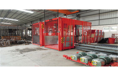 1000 kg Painted Material Lifting Building Site Hoist Single case SS100/100