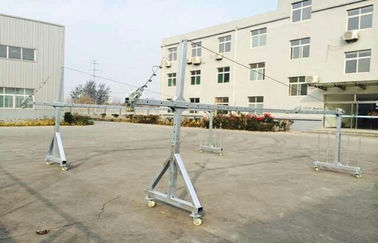 Safety Lock 30 KN 1.8 kw Elevating Work Platforms Aluminum ZLP800