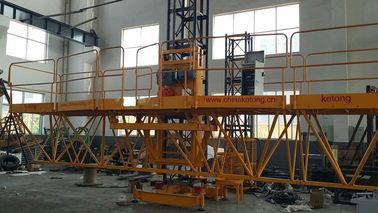 380V 60HZ Mast Climbing Working Platform 1000kgs Load Capacity 8.5m / min