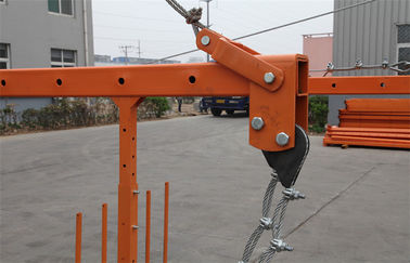 Customized ZLP1000 Suspended Access Platforms Maintenance Cradle With Steel Rope 8.6mm