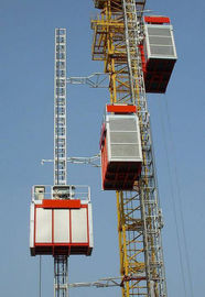 Double Cage Building Site Hoist 