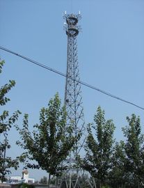 Types Of Telecommunication Towers Self Supporting Antenna Tower 3L / 4L 30M